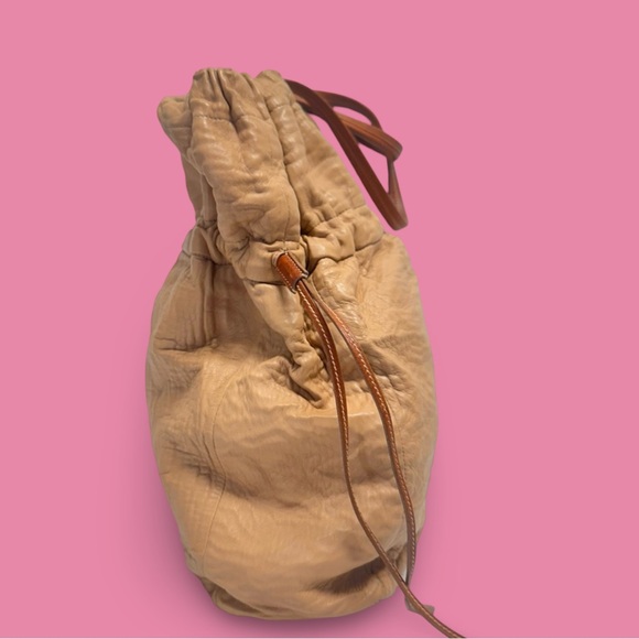 Prada Nappa Leather Drawstring Tote - Picture 4 of 14